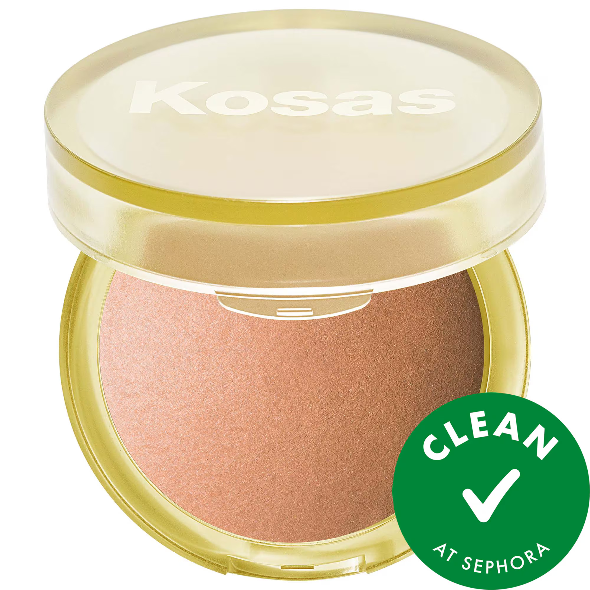 Kosas The Sun Show Glowy Warmth Talc-Free Baked Bronzer Beachy 0.21 oz / 6 g | Sephora (US)