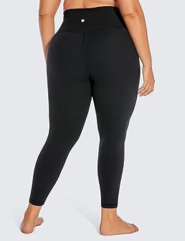 Butterluxe Plus Size Leggings for Women 25 Inches - High Waisted Buttery Soft Workout Spandex Yog... | Amazon (US)