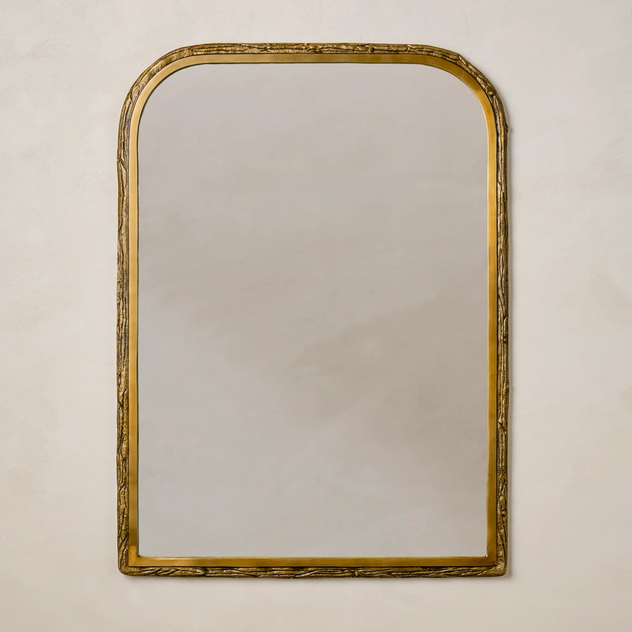 Arched Laurel Metal Framed Mirror | Magnolia