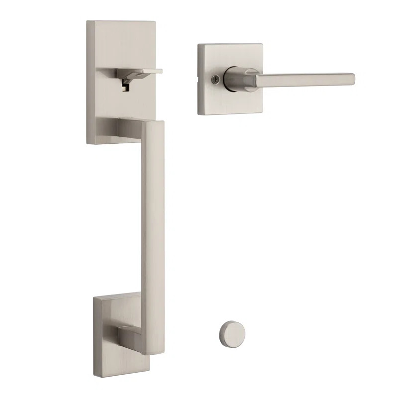 San Clemente Lower Half Handleset with Halifax Door Lever (Deadbolt Sold Separately) | Wayfair North America