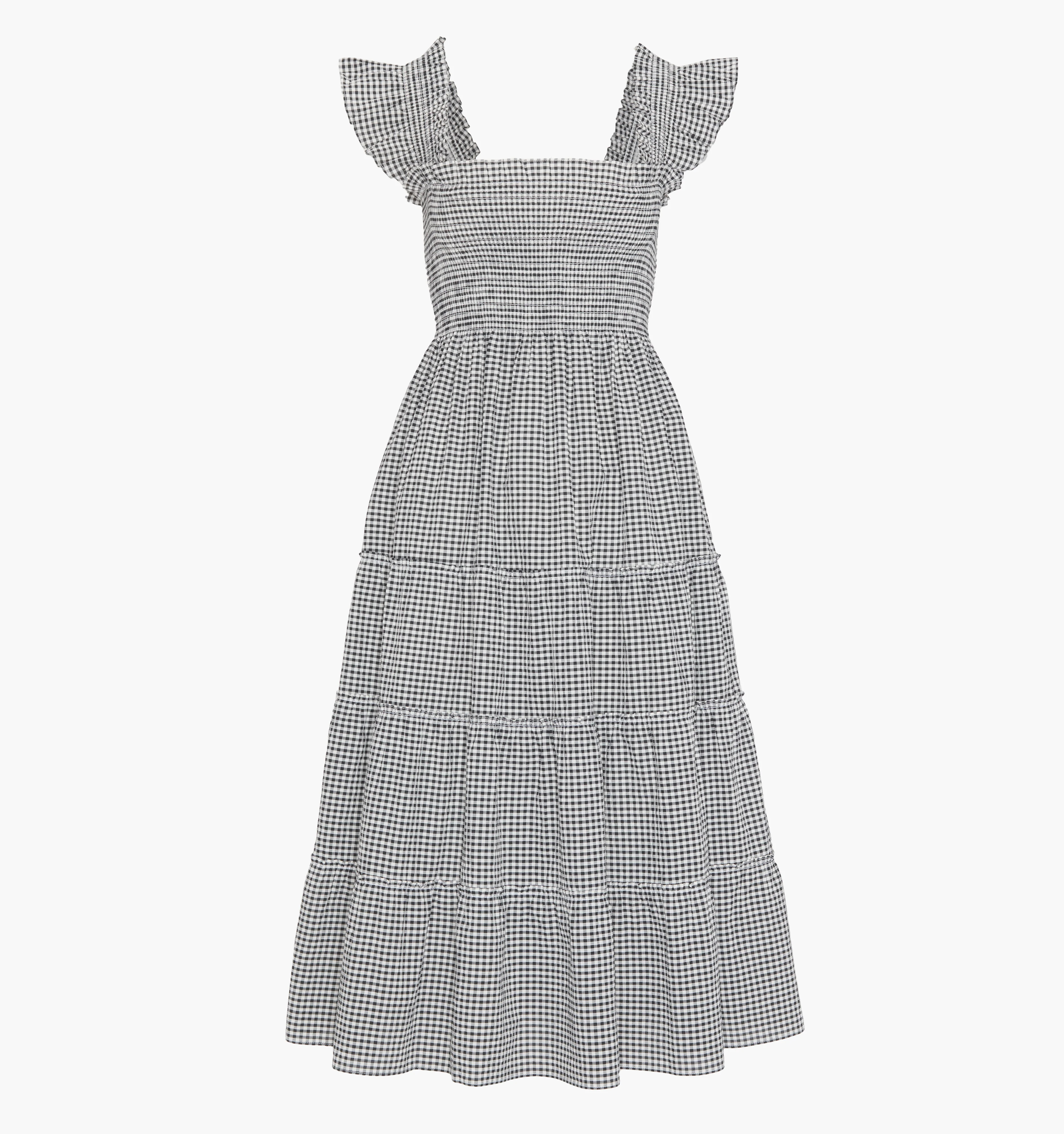 The Ellie Nap Dress | Black/Sand Gingham / S | ® | Hill House Home | Hill House Home US