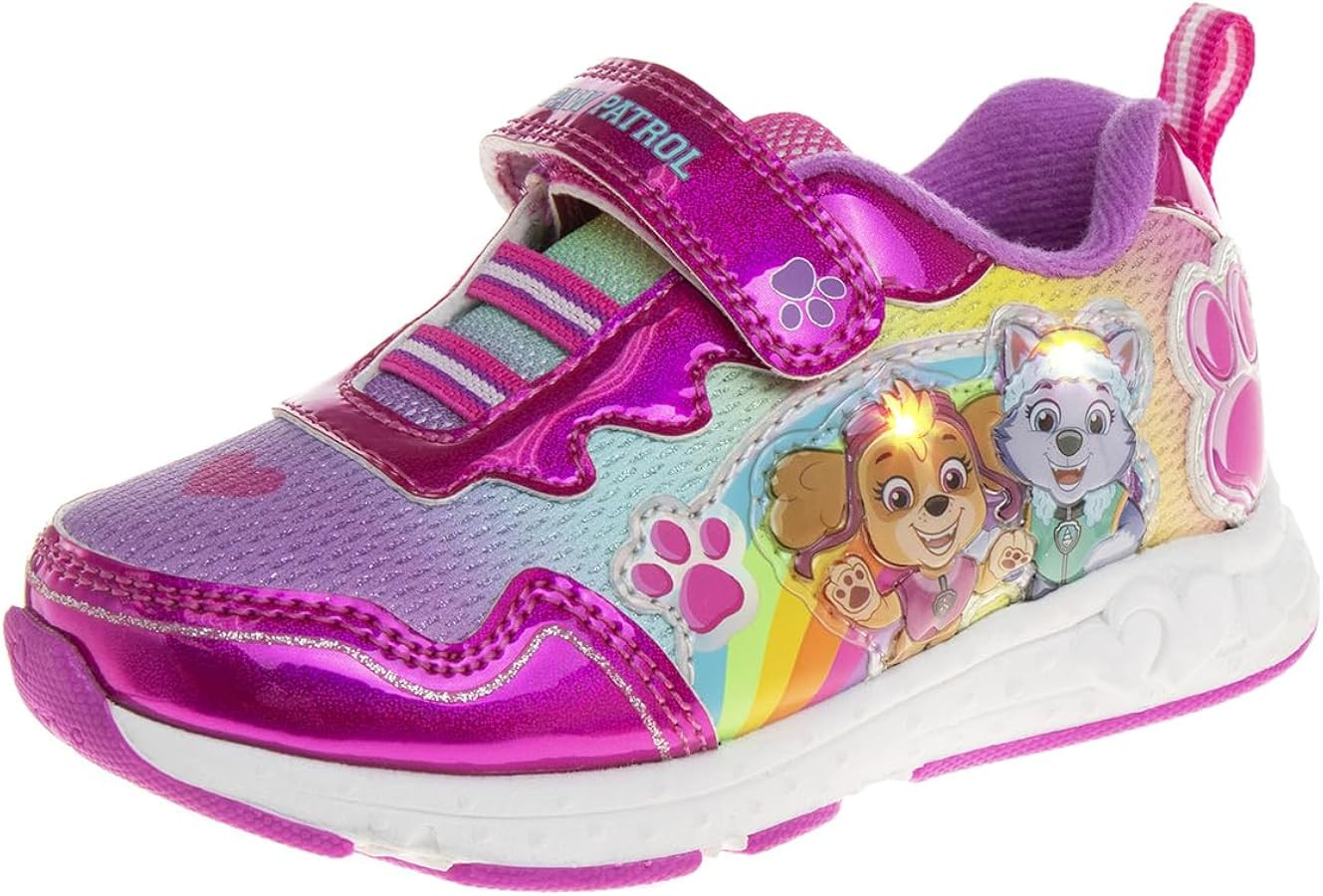 Nickelodeon Girl's Paw Patrol Light Up Laceless Shoes (Toddler/Little Girl) | Amazon (US)