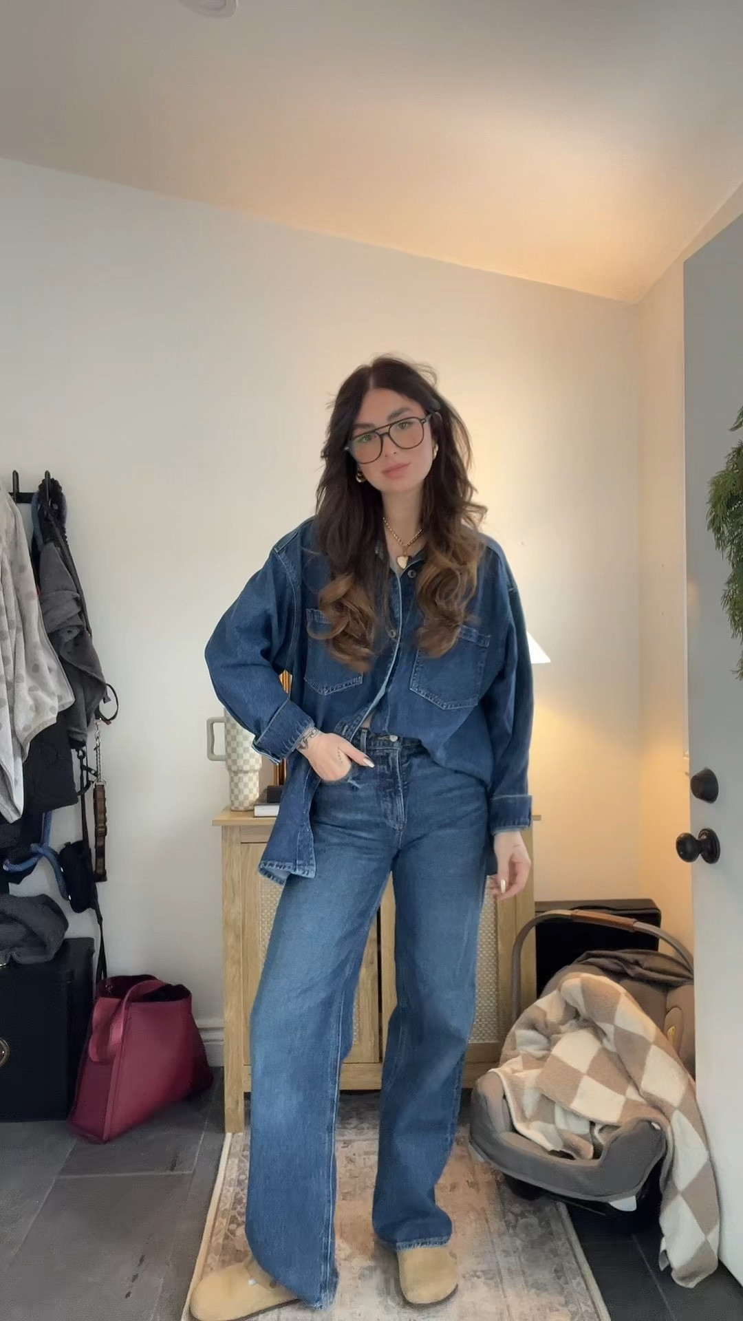 Love love love a double denim look - especially when both pieces are under $50 👀

#LTKcanada #LTKsale #LTKwinter