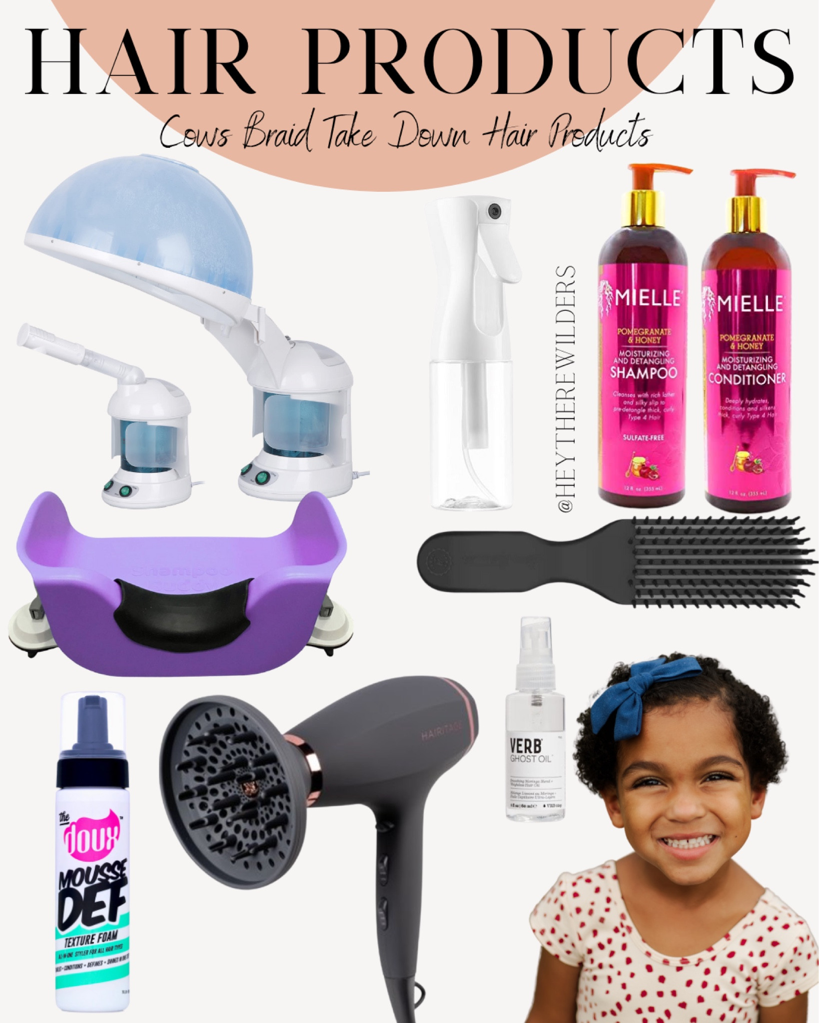 Braid take down products for curly natural hair! #curly #naturalhair #curlyhair #curlyhairroutine #3c #4a #braids #braidtakedown 

#LTKfamily #LTKkids #LTKbeauty