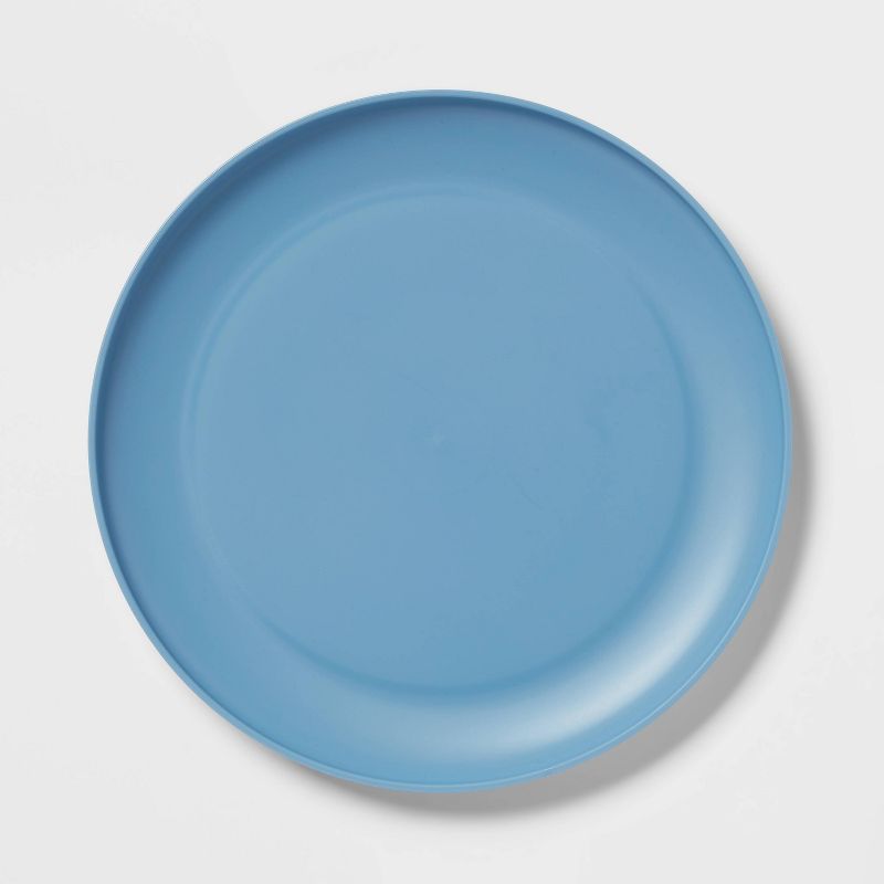 10.5" Plastic Dinner Plate Blue - Room Essentials™ | Target