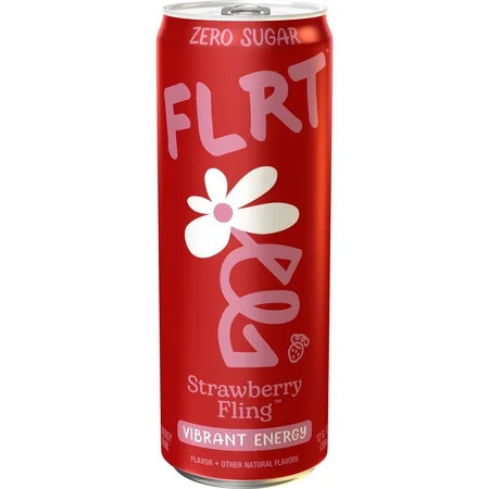 FLRT Energy, Strawberry Fling, Energy Drink 12 fl oz | Walmart (US)