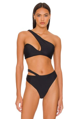 DEVON WINDSOR Wanda Bikini Top in Black from Revolve.com | Revolve Clothing (Global)