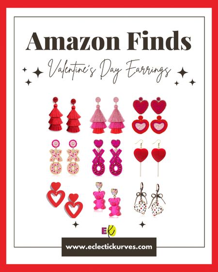Valentine’s Day earrings! 

#LTKSeasonal #LTKFind