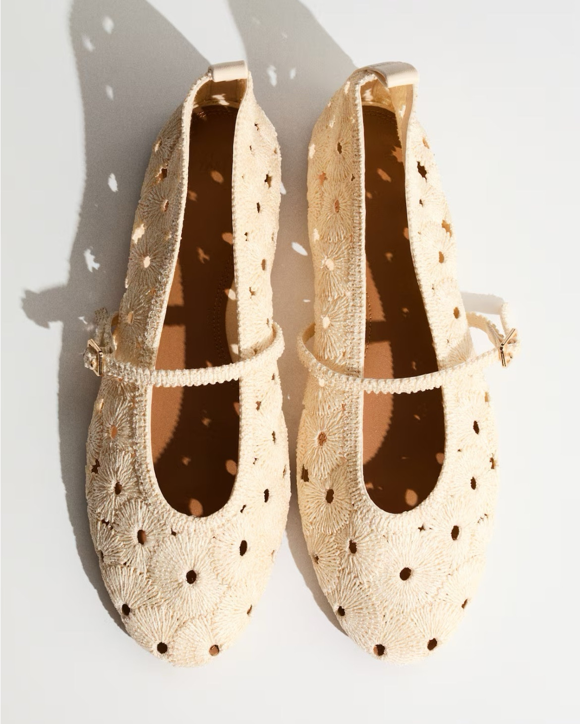 Raffia woven Mary Jane ballet flats 

#LTKSeasonal
