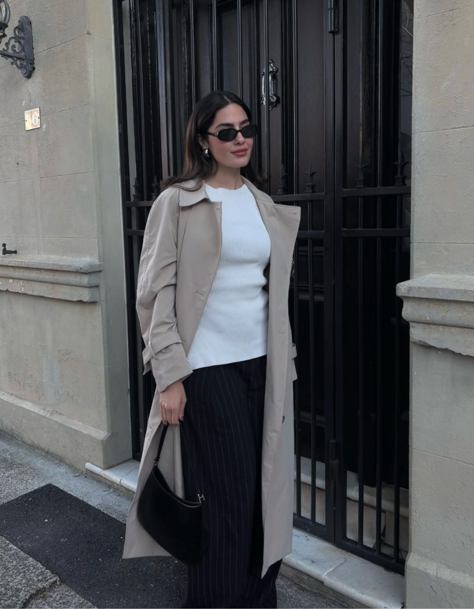Pinstripes and silver 