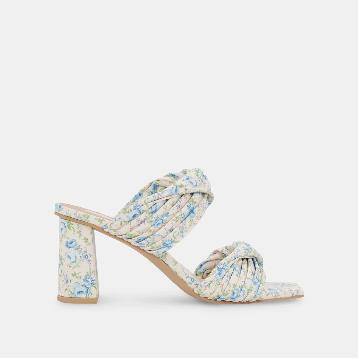 PILTON HEELS BLUE FLORAL STELLA | DolceVita.com