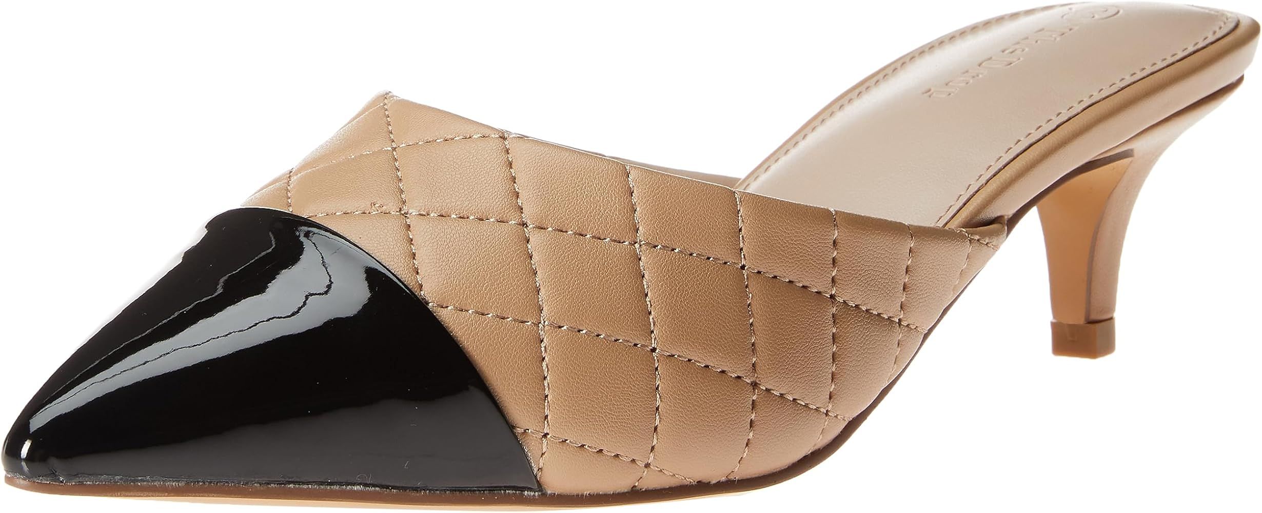 The Drop Women's Paulina Pointed Toe Two-Tone Mule | Amazon (US)