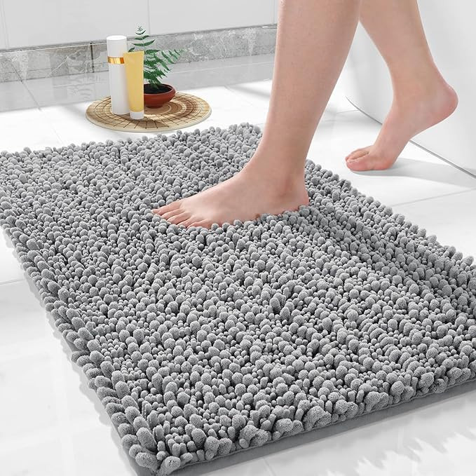 Yimobra Bathroom Rug Mat 24 x 17, Extra Soft Non Slip Absorbent Water Bath Rug, Quick Dry Machine... | Amazon (US)