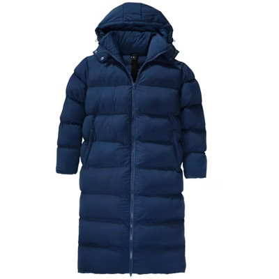 KingSize Long Quilted Puffer Coat - 4XL, Dark Blue | Target