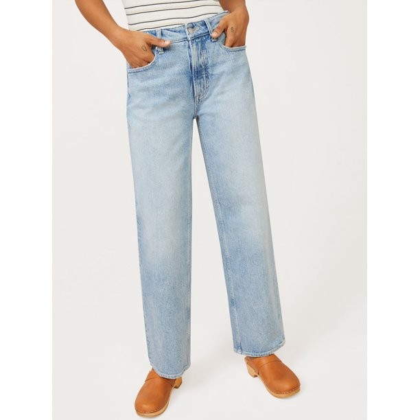 Free Assembly - Free Assembly Women's Relaxed 90's Jeans - Walmart.com | Walmart (US)