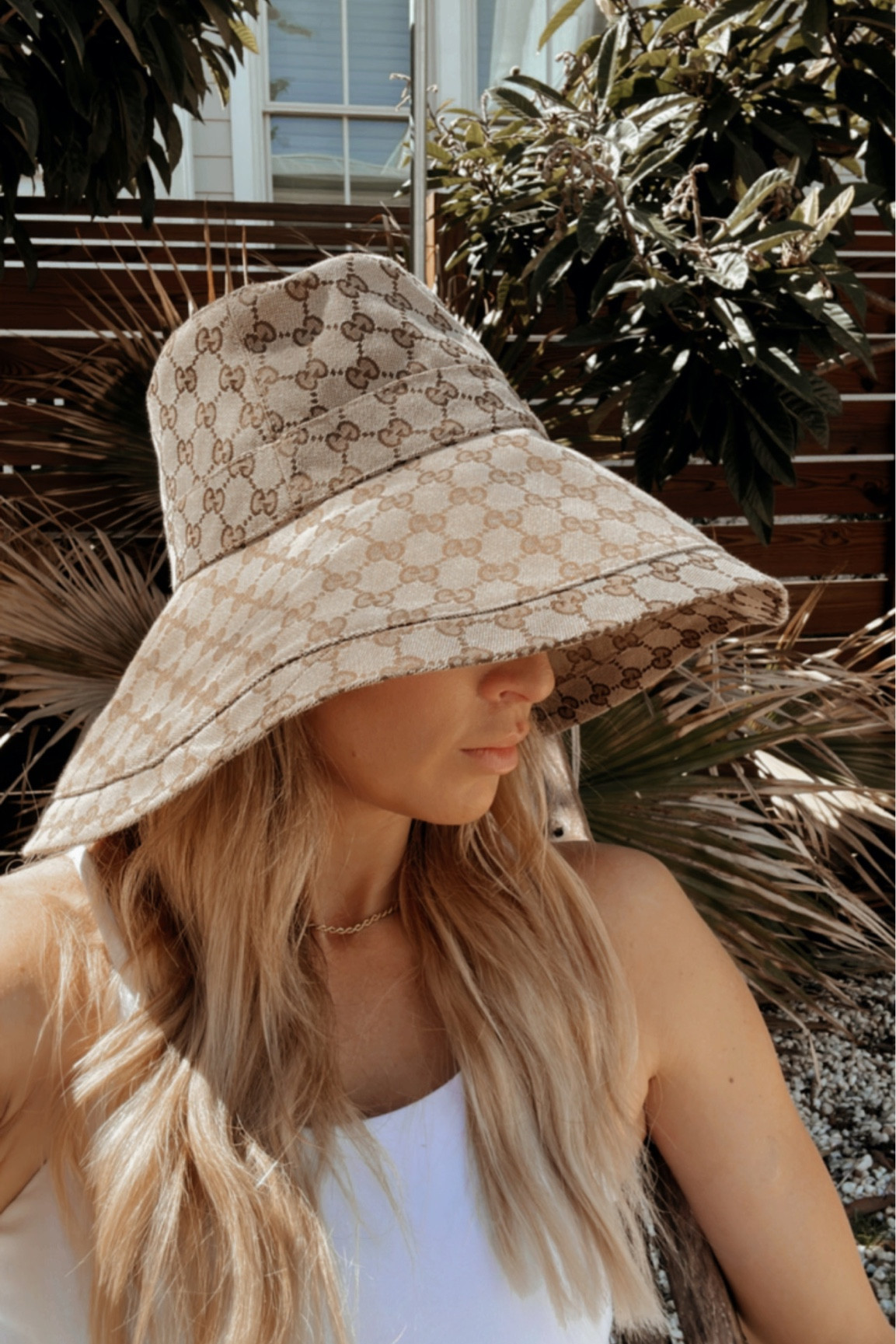 GG canvas wide brim hat curated on LTK