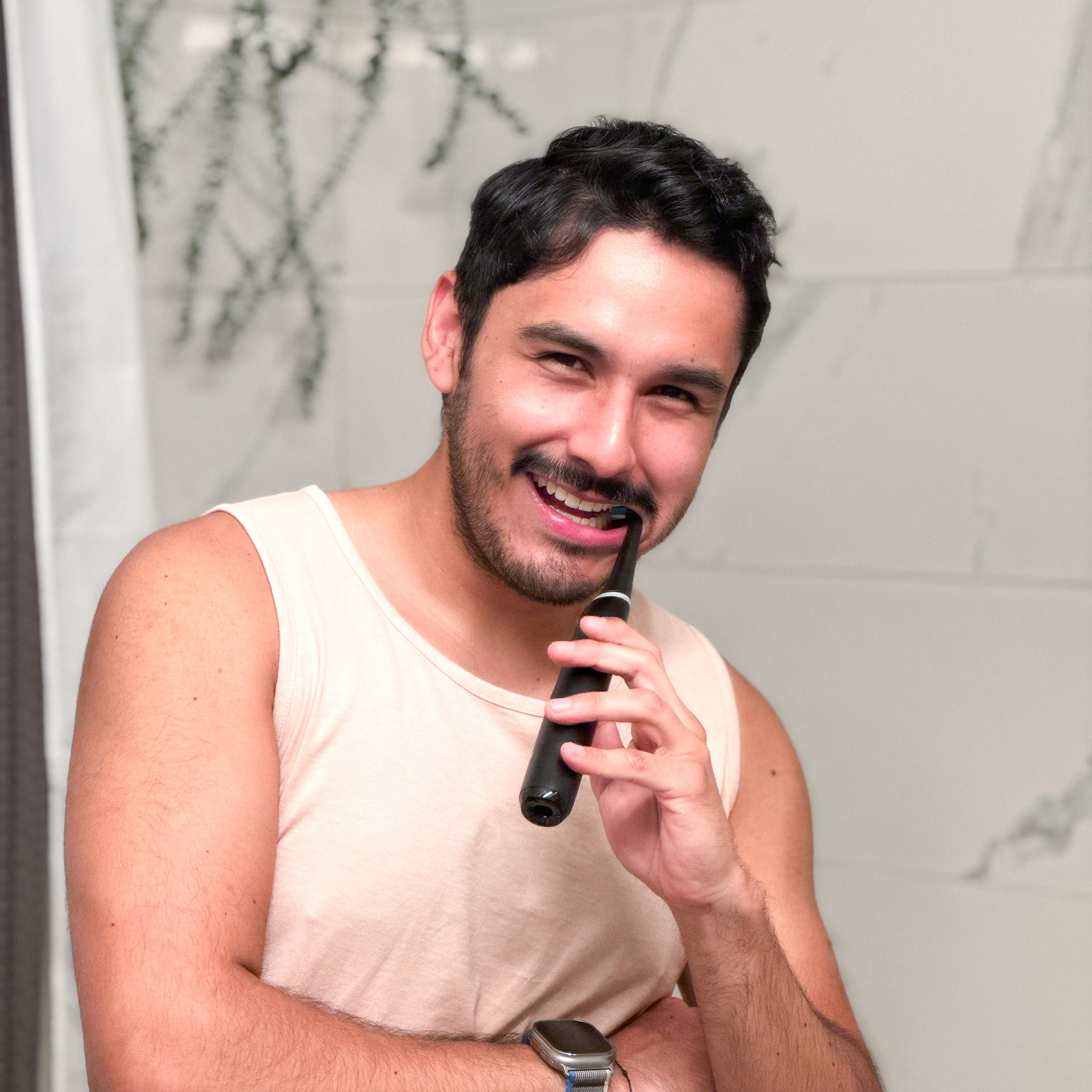 #AD Because I truly believe that a smile is the best thing anyone can wear I only trust the best for my teeth. I recently purchased this Oral B iO at @Target  and it was the best purchase I ever made. It feels like getting a professional cleaning but at home everyday. 

@Oralb combines a unique dentist-inspired round brush head with their 5 smart modes that will definitely upgrade your daily routine. 
My favorite part was their app, it’s super interactive and it even tells you in real time  if you’re brushing too hard (my gums are so thankful) or if you’re missing any area to clean. 

So if you care about your smile and you’re ready to get the WOW feeling of a professional cleaning at home every day order yours at #Target  

#OralBWOW #TargetStyle #TargetPartner
