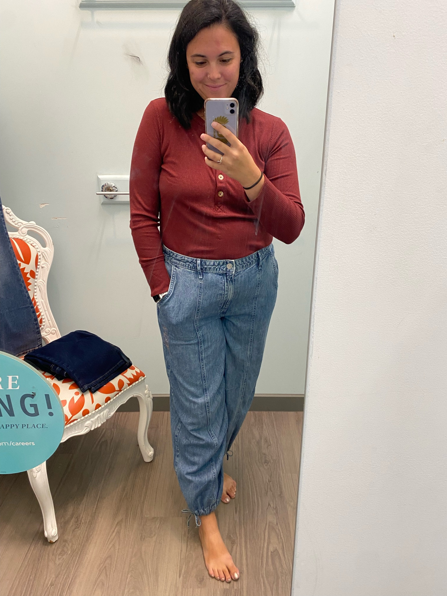 Women’s  high rise denim jogger 

#LTKBacktoSchool #LTKMidsize #LTKFindsUnder50