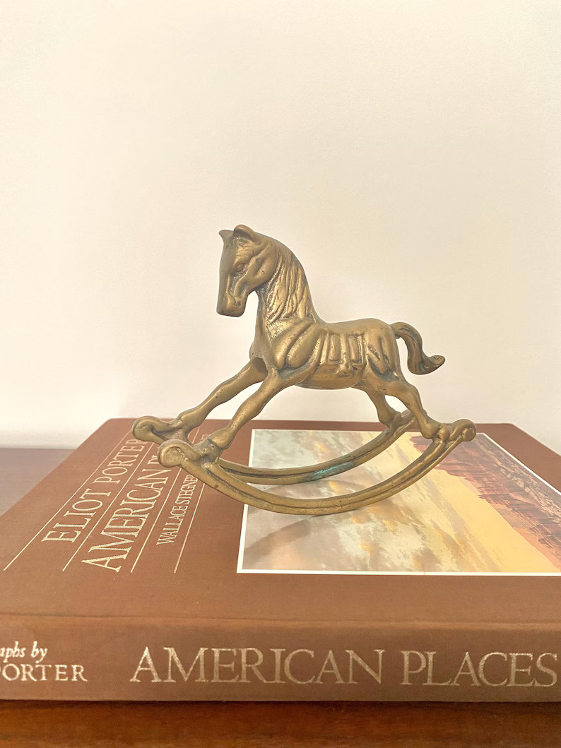 Vintage Brass Rocking Horse and Horse Bell | Brass Bell | Horse Decor - Etsy | Etsy (US)