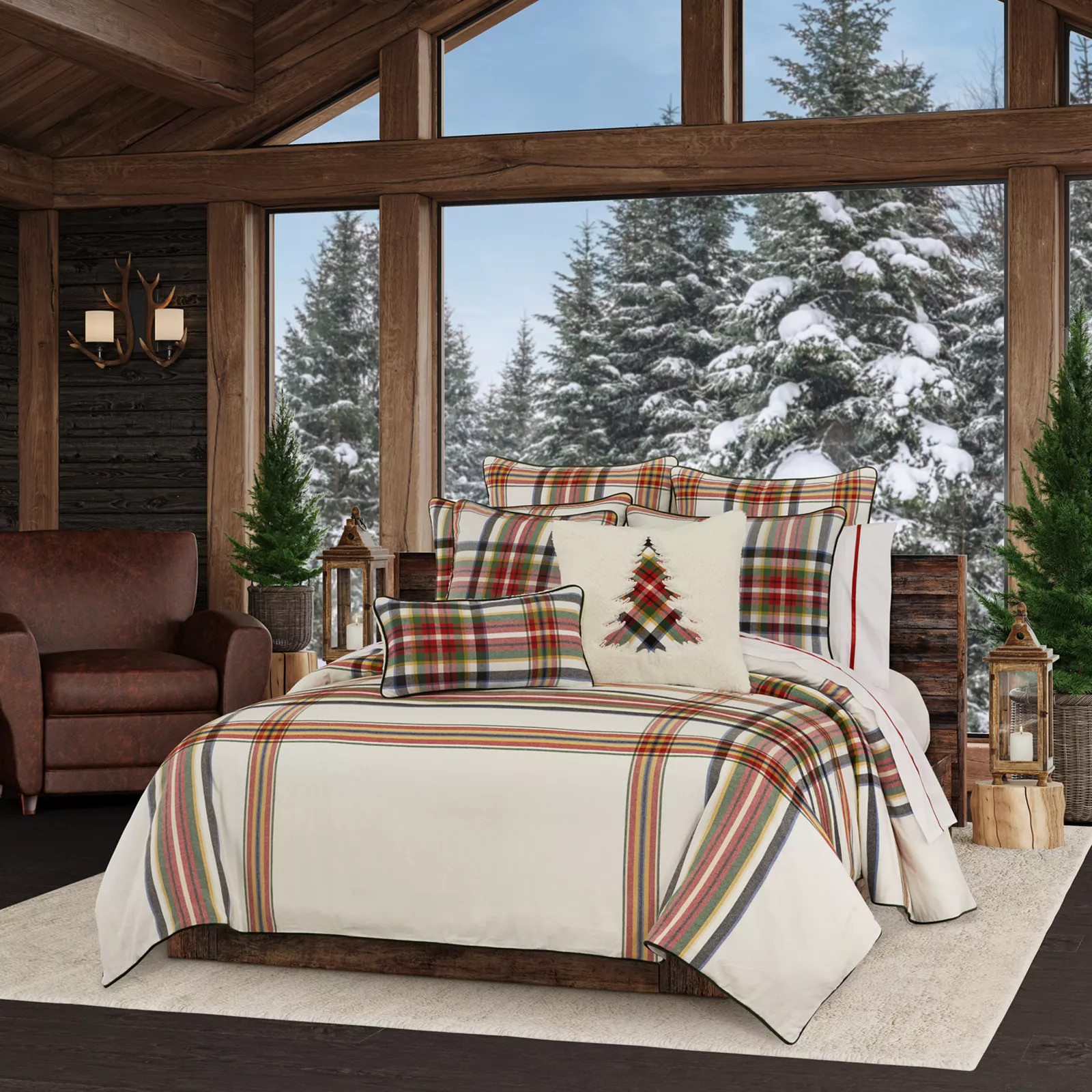 Five Queens Court Christine Duvet Cover Set or Euro Sham, Red | Kohl's