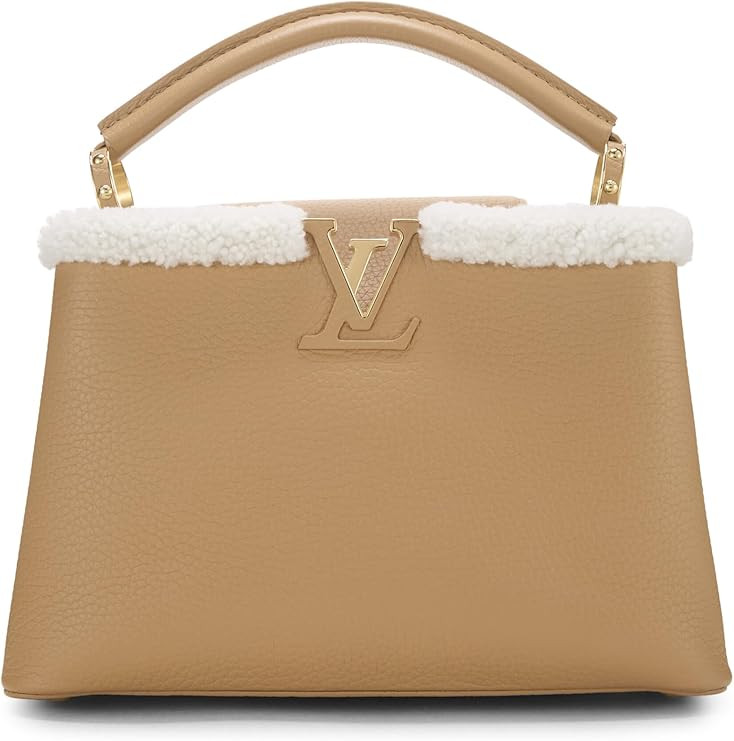 Amazon.com: Louis Vuitton, Pre-Loved Brown Shearling Capucines BB, Brown : Luxury Stores | Amazon (US)