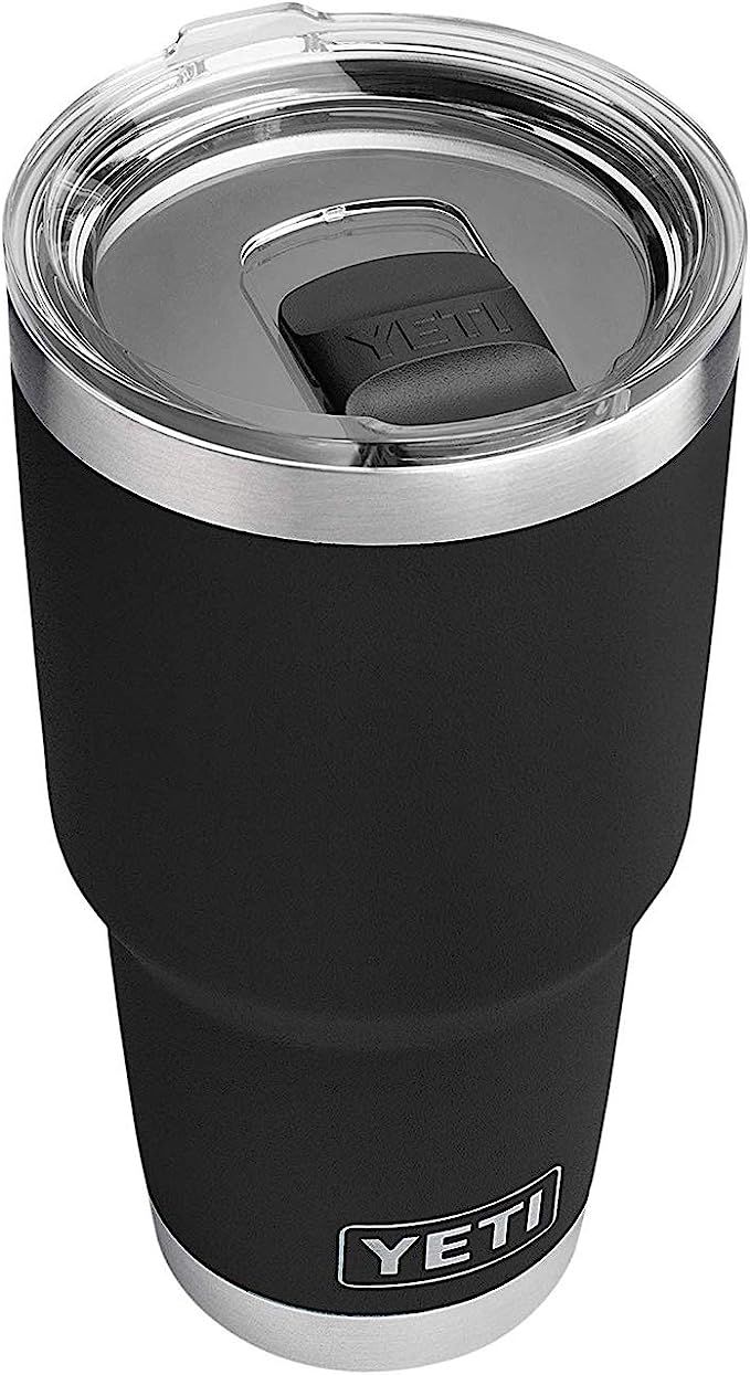 YETI Rambler 30 oz Stainless Steel Vacuum Insulated Tumbler w/MagSlider Lid, Black | Amazon (US)