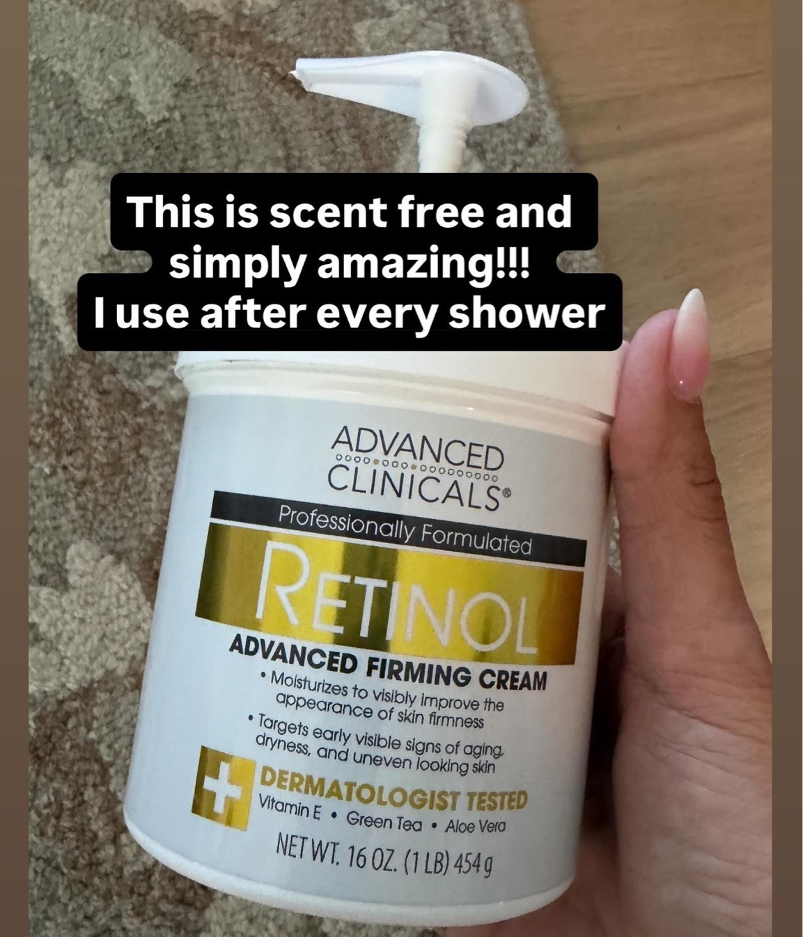 Unscented, retinol body cream that will last you forever!  Very affordable!  I put it on daily after a shower!

#LTKU #LTKmomlife #LTKOver40