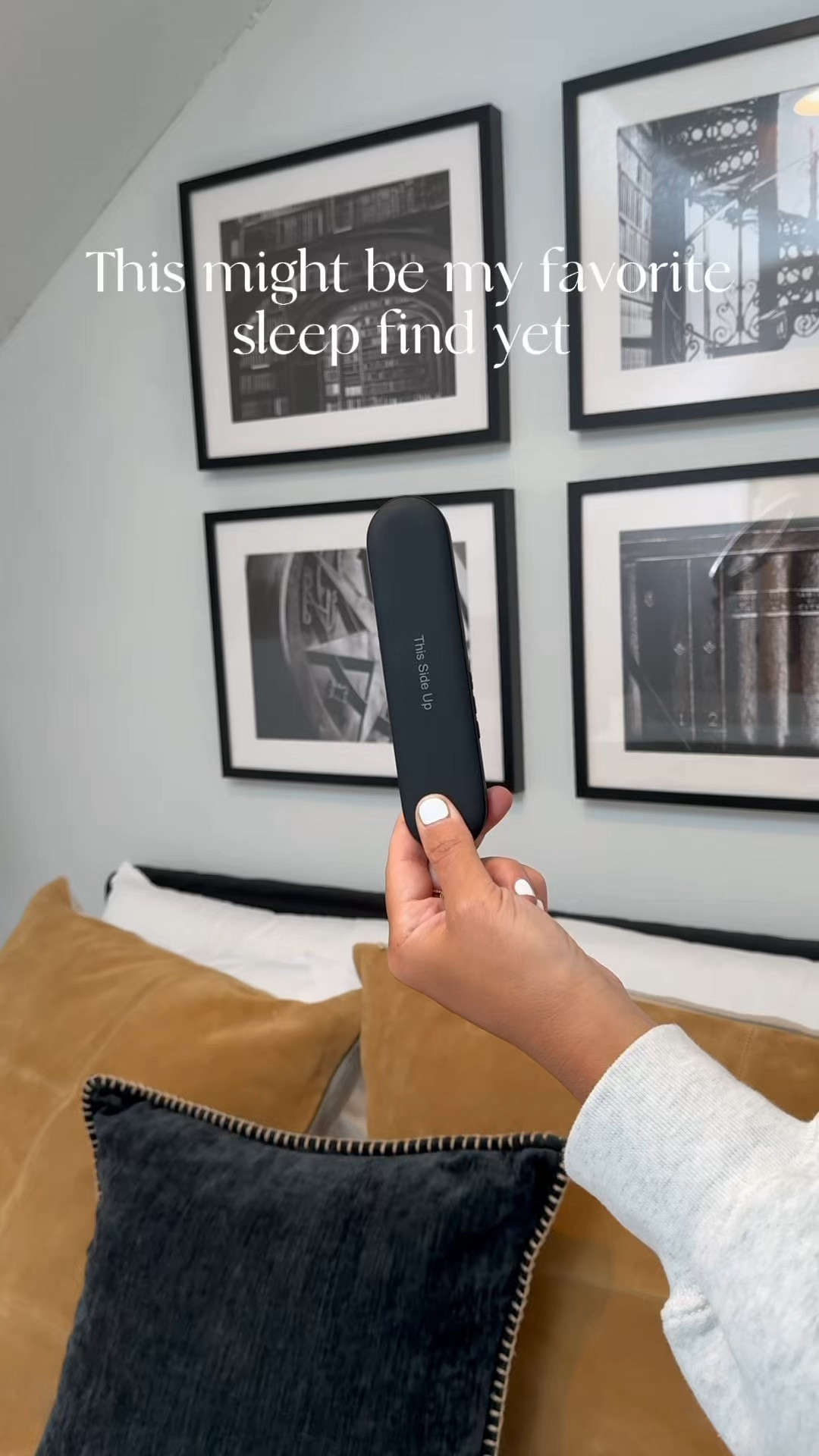 Comment SLEEP HACK and I'll send you the link! 💤

Okay, this is actually genius. It sits under your pillow so you can listen to white noise, podcasts, audiobooks, or music without wearing headphones or disturbing anyone next to you.

Especially love this for side sleepers, light sleepers, or anyone who shares a bed and doesn't want to keep their partner awake. 😴✨

#amazonfinds #sleephack #bedroomfinds #lifehacks #sleepessentials