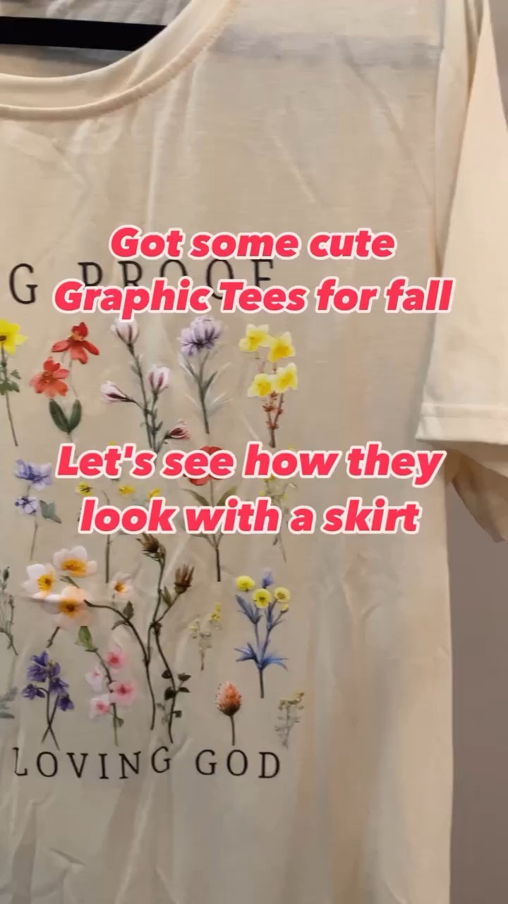 Loving this graphic tee trend with skirts for fall.  How cute are these?!!!

#LTKMidsize #LTKSeasonal #LTKFallSale