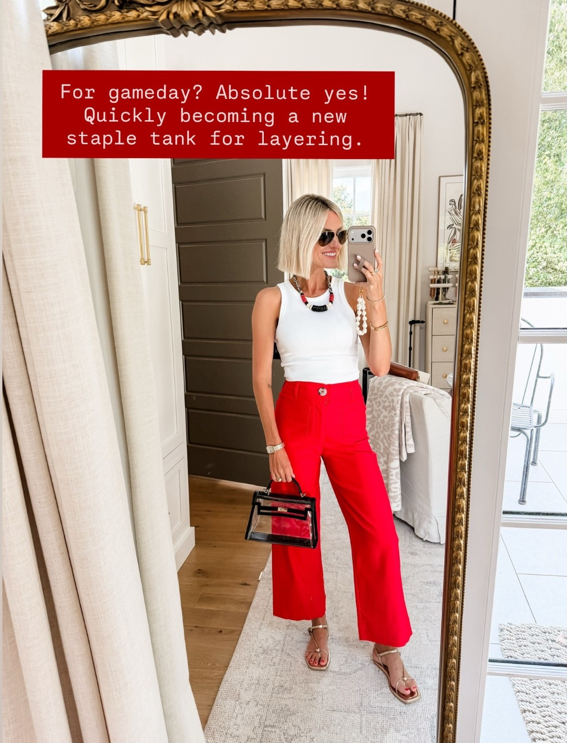 Game day pieces from Amazon I’m loving!! Wearing S/26.

Loverly Grey, Amazon find, Amazon fashion, game day outfit ideas, white tank outfit, red pants outfit, red jeans outfit

#LTKootd #LTKSeasonal