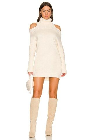 Lovers and Friends Anisa Turtleneck Sweater Dress in Cream from Revolve.com | Revolve Clothing (Global)