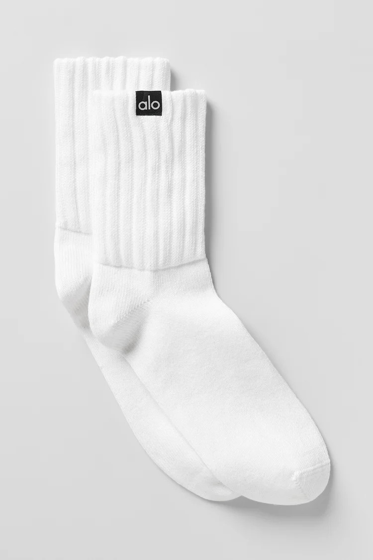 Unisex Half-Crew Scrunch Sock | Alo Yoga (US)