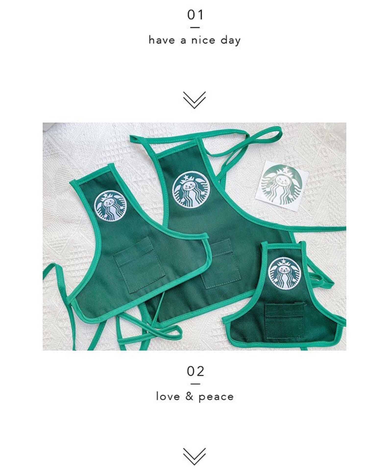 Coffee Barista Meowbucks Apron Bib Small Dog Cat Cute Costume | Etsy | Etsy (US)