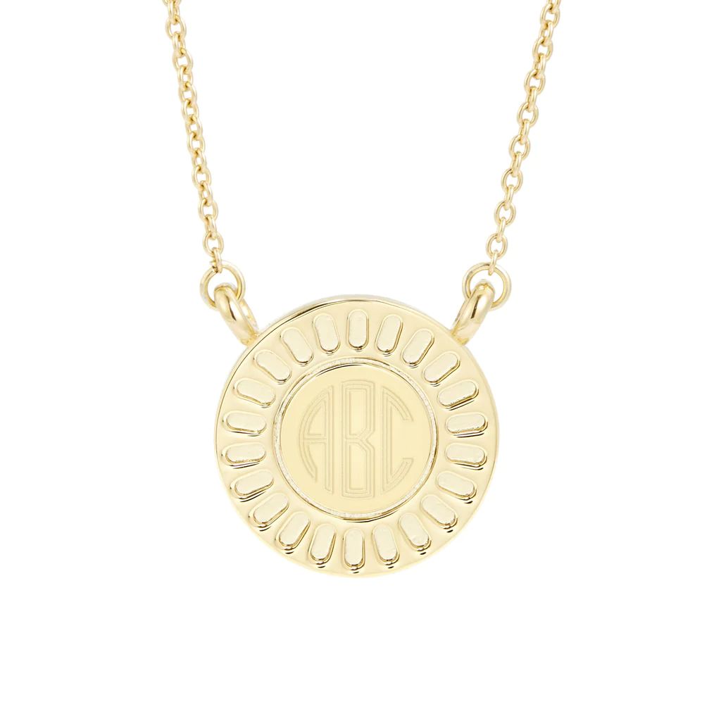 Central Disc Necklace | Brook & York Jewelry 