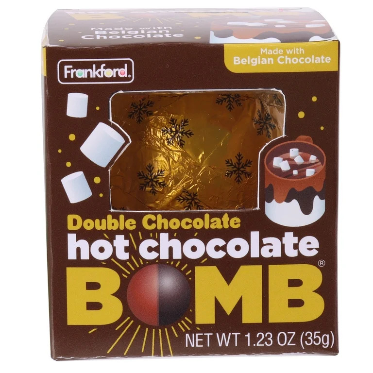 Frankford Hot Chocolate Bomb, Double Chocolate, 1.23oz - Walmart.com | Walmart (US)