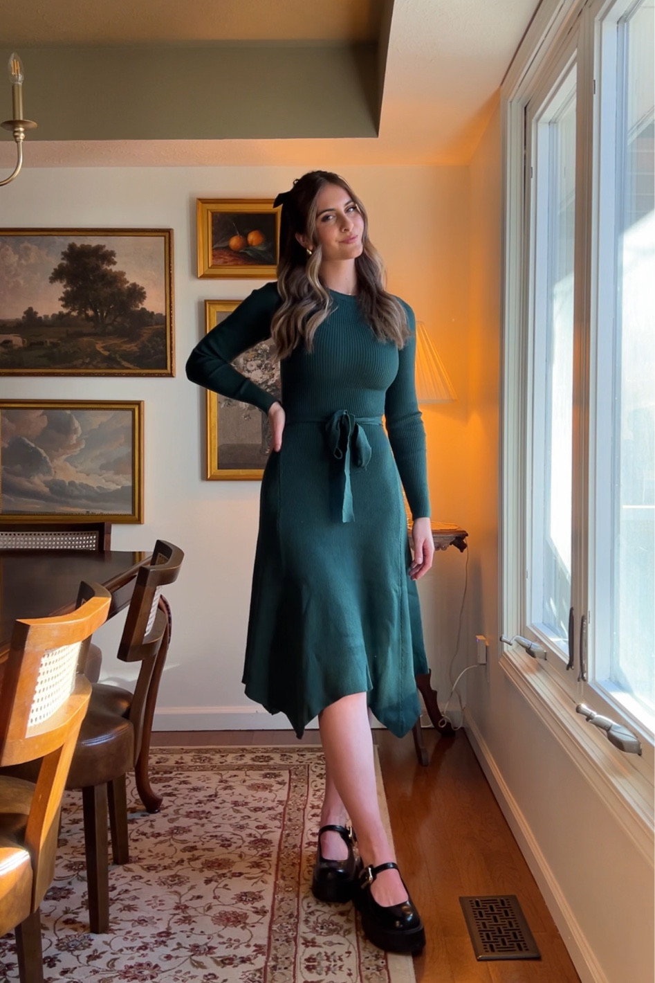 Midi sweater dress perfect for holidays 

#LTKHoliday #LTKSeasonal #LTKGiftGuide