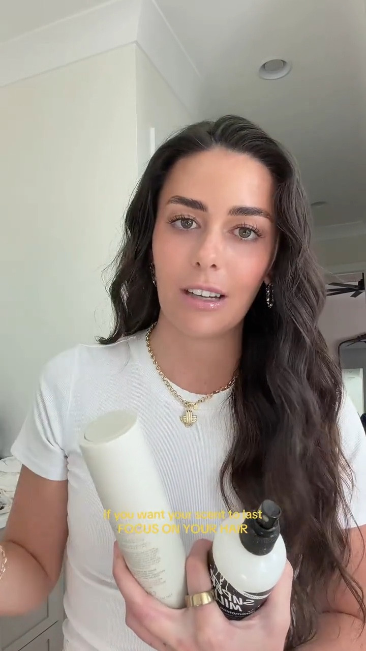 if you want your scent to last FOCUS ON YOUR HAIR!

#LTKBeauty #LTKselfcare #LTKmorningroutine