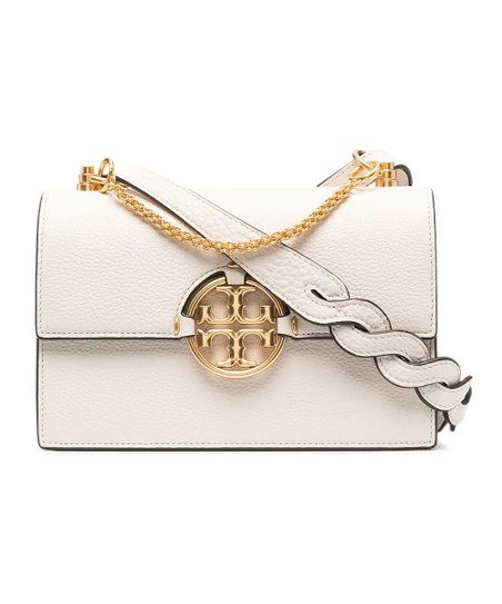 Tory Burch New Ivory Miller Flap Leather Crossbody Bag | Zulily