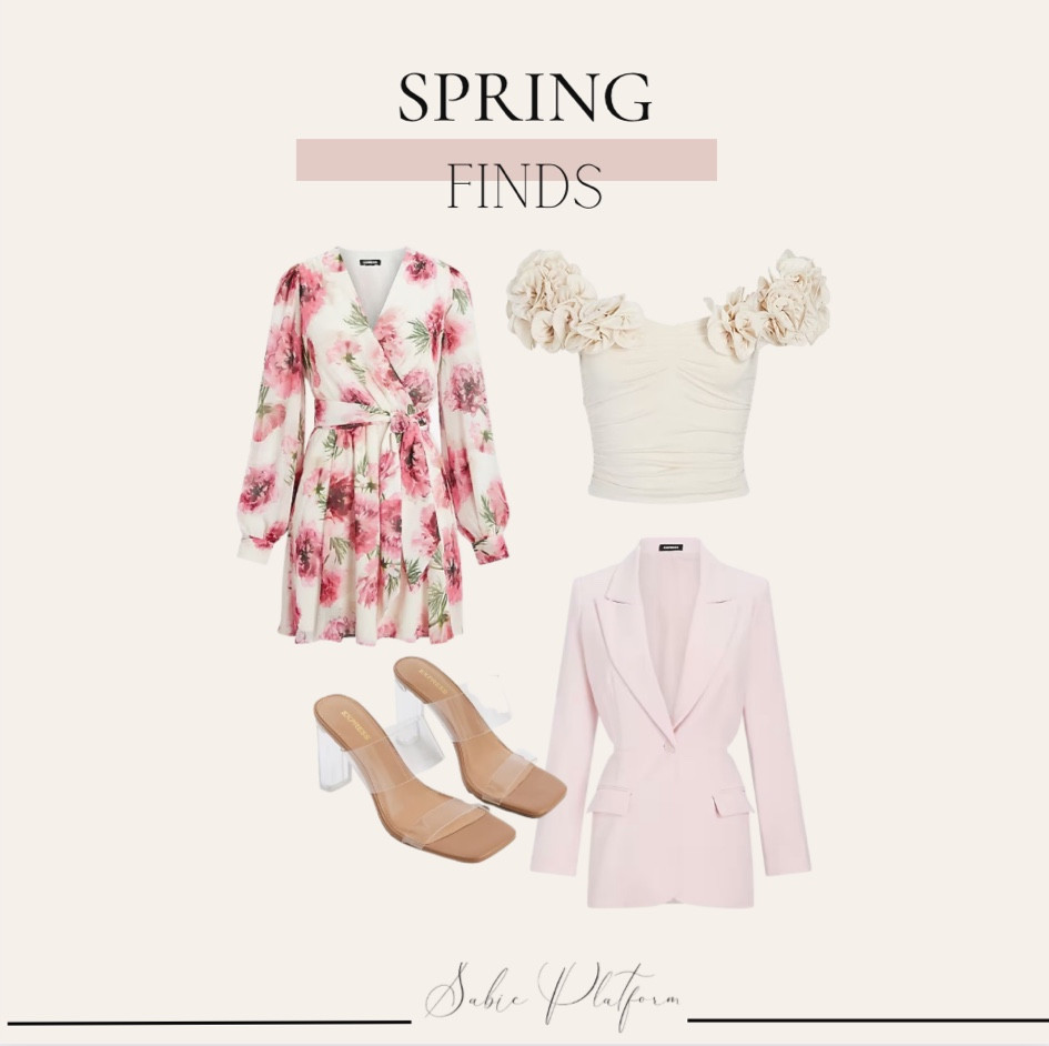 Express, express dresses, sale, sale finds, nude sandals, clear sandals, express sandals, blazer, vacation dresses, resort dresses, cutout blazer, minidress, sabic platform 

#LTKFind #LTKstyletip #LTKSeasonal