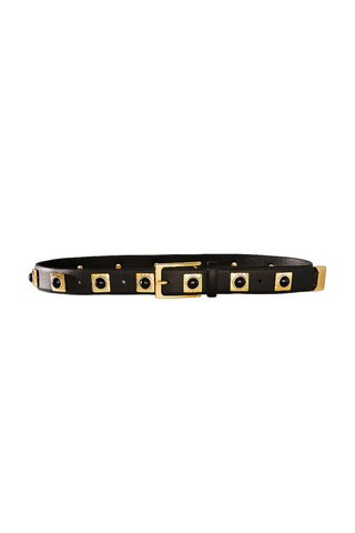 AUREUM No. 2 Studded Belt in Black - Black. Size XS/S (also in M/L, XXS). | FWRD 