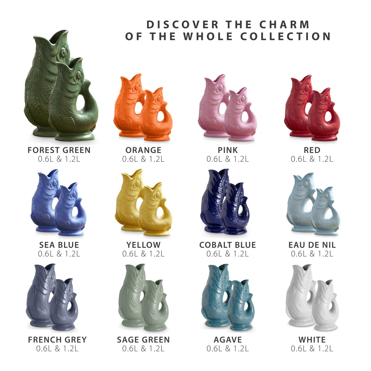 Jaylyn Original Gurgle Jug, Earthenware, Iconic UK Heritage, Made in Stoke-on-Trent, 0.6L | Wayfair UK