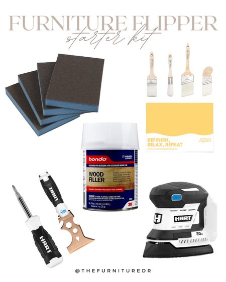 Some of my favorite items I recommend to start off with when starting your furniture flipping or DIY journey! A detail sander, screw driver, painters tool, foam abrasives, and quality paint brushes. Can’t forget wood filler for repairs! Everything available on Amazon or at Walmart! 

#LTKGiftGuide #LTKhome #LTKunder50