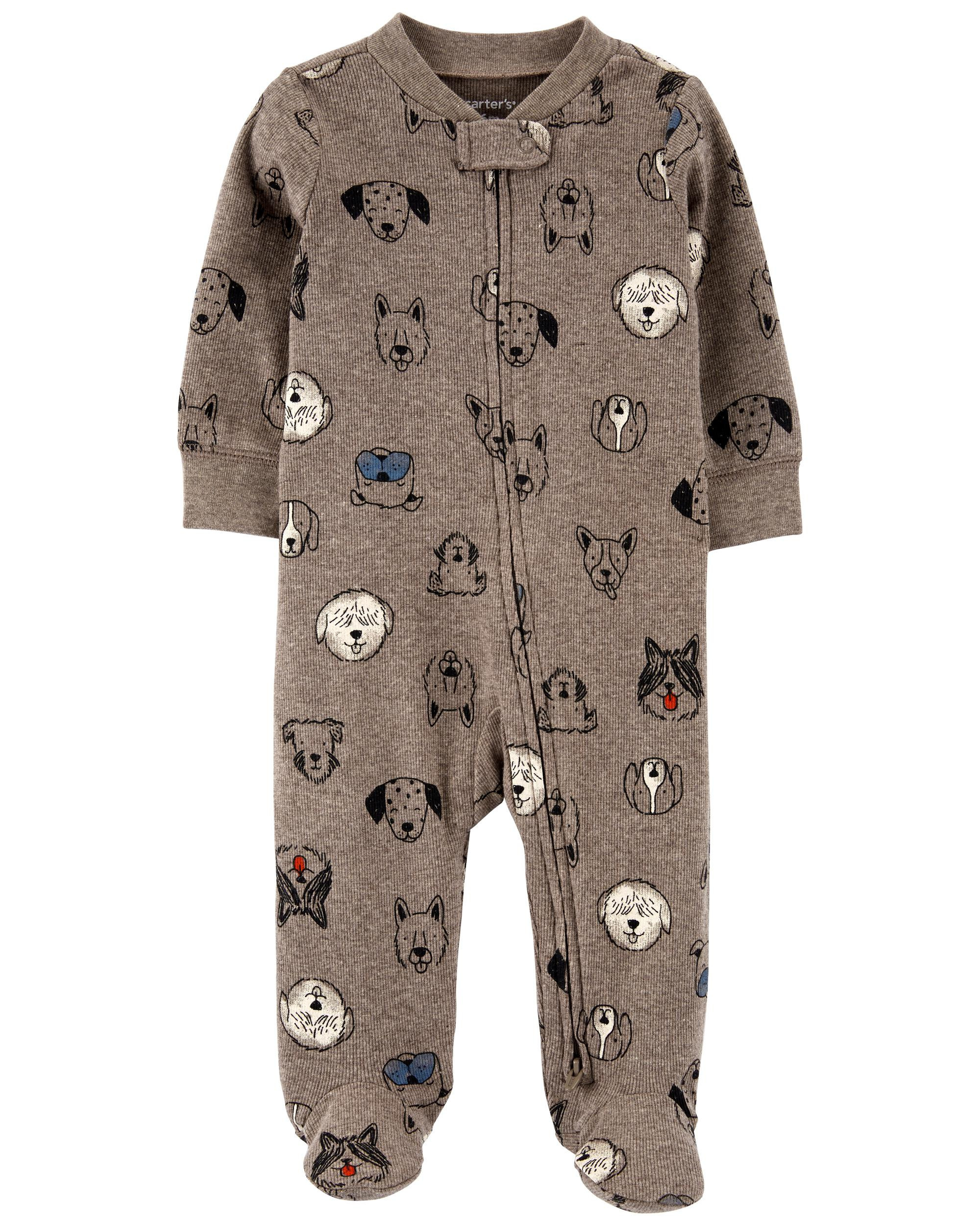 Baby Dog Cotton Zip-Up Sleep & Play | Carter's