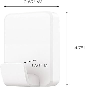 Command 15 Lb XL Heavyweight Wall Hook, Damage Free Hanging Wall Hook with Adhesive Strips, Heavy... | Amazon (US)