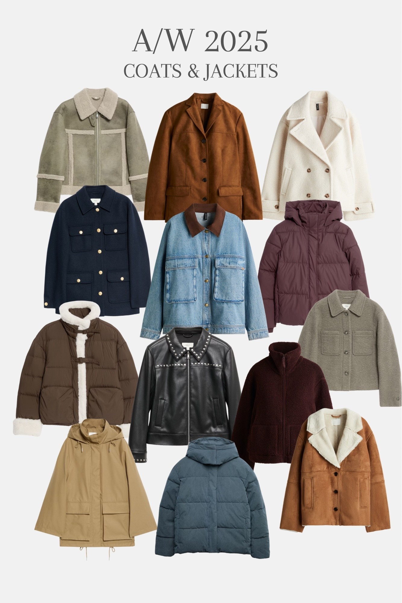 Some autumn/winter coats and jackets I’ve been loving recently! All from H&M or M&S so super affordable and great quality 👌🏼🍁🍂

#LTKuk #LTKautumn #LTKwinter