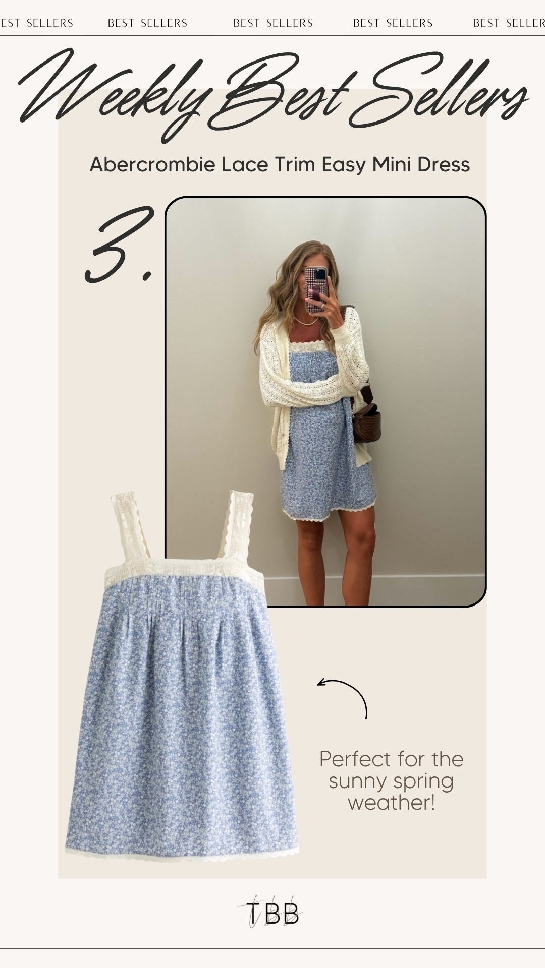 I can never say no to lace detailing, especially from Abercrombie! If you’re still looking for a spring dress, this is the perfect option for you! ￼￼

#LTKBump #LTKootd #LTKSeasonal