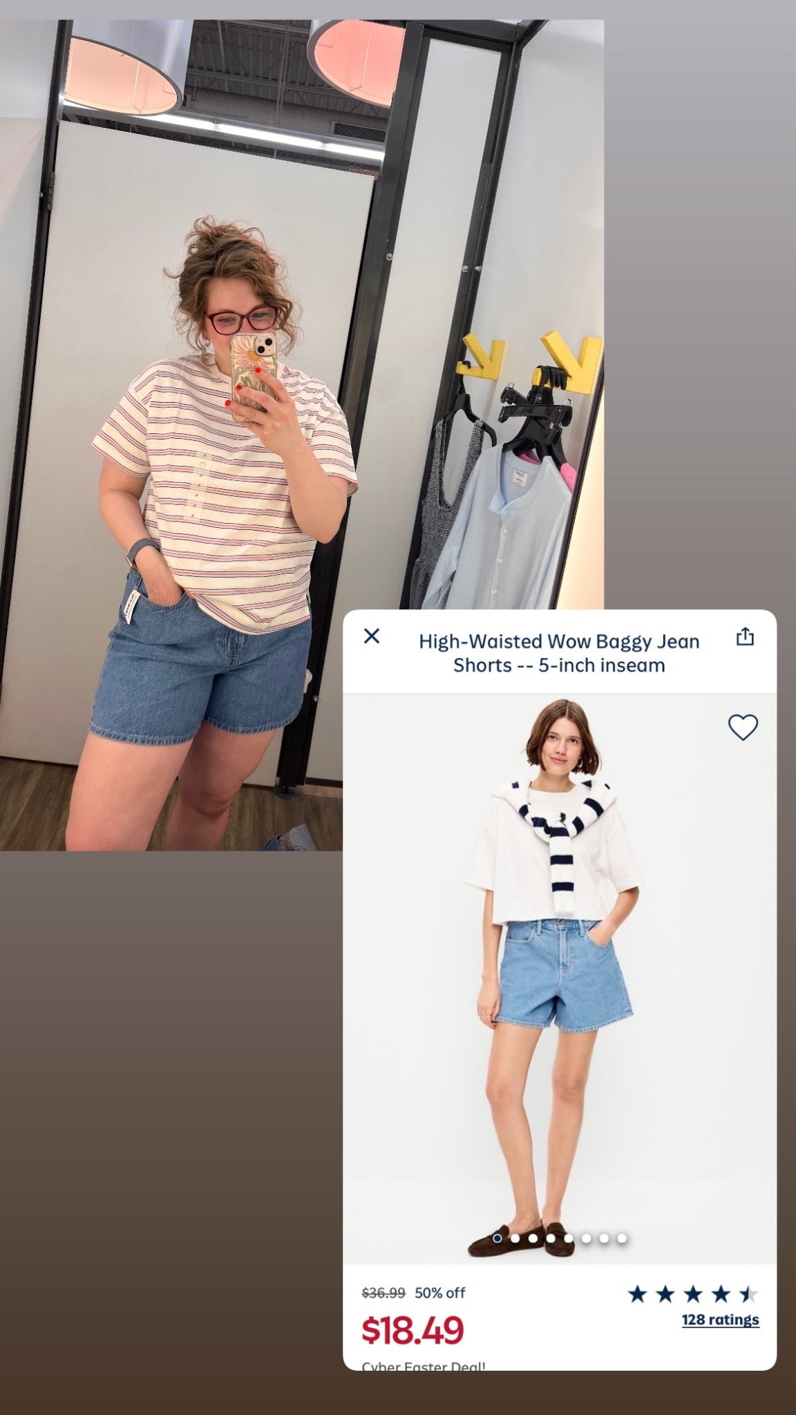 These shorts are such a great deal! Unfortunately I don’t know what size I’ll be by the time I want to wear these this summer! So I just opted to wait to buy until I am closer to my summer size 😅 postpartum is rough! 