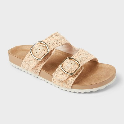 Kids' Drew Two Band Sandals - Cat & Jack™ Tan 2 | Target