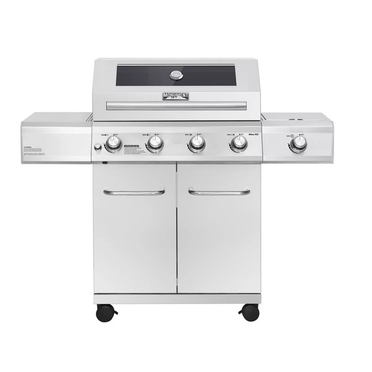Monument Grills Mesa Series - 4 Burner Stainless Steel Gas Grill | Kohl's