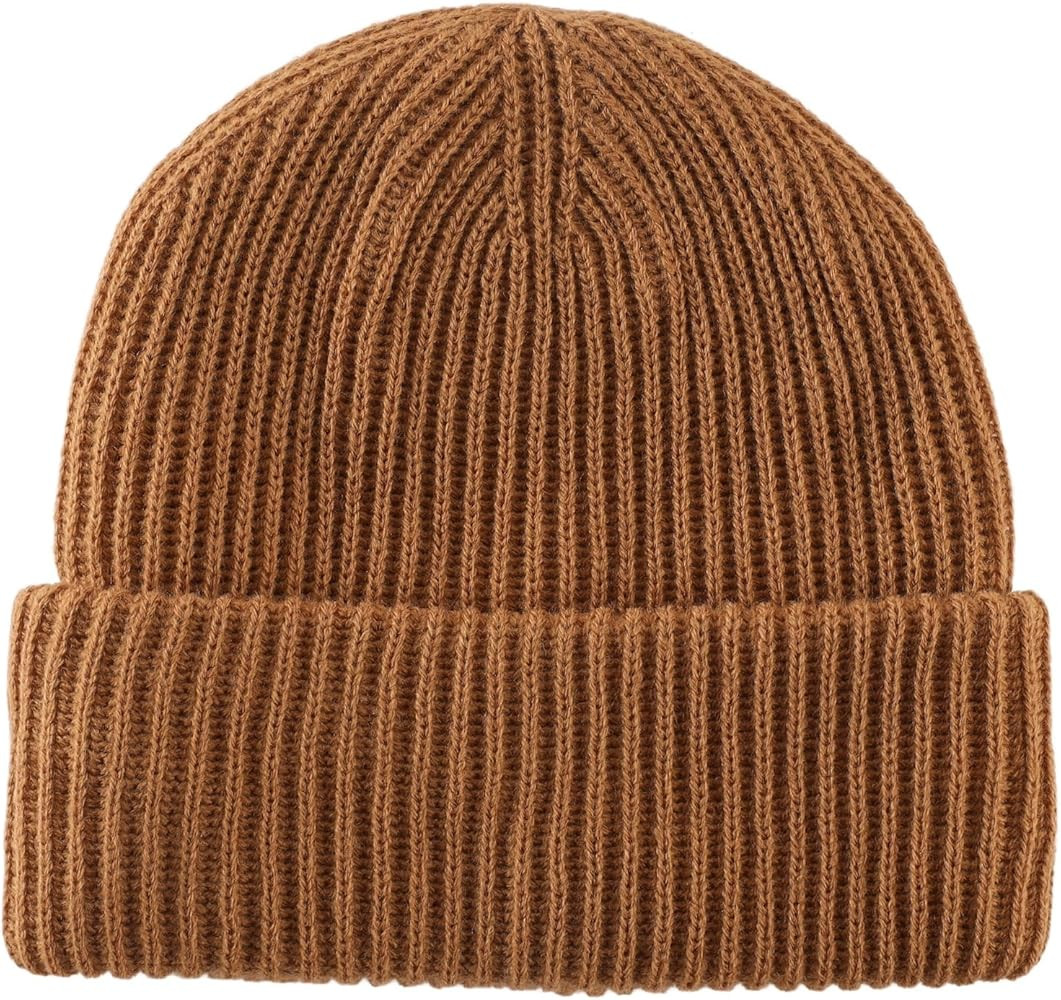 Home Prefer Mens Winter Hat Rib Knit Beanie Hat for Men Women Warm Cuff Beanie for Running Cyclin... | Amazon (US)